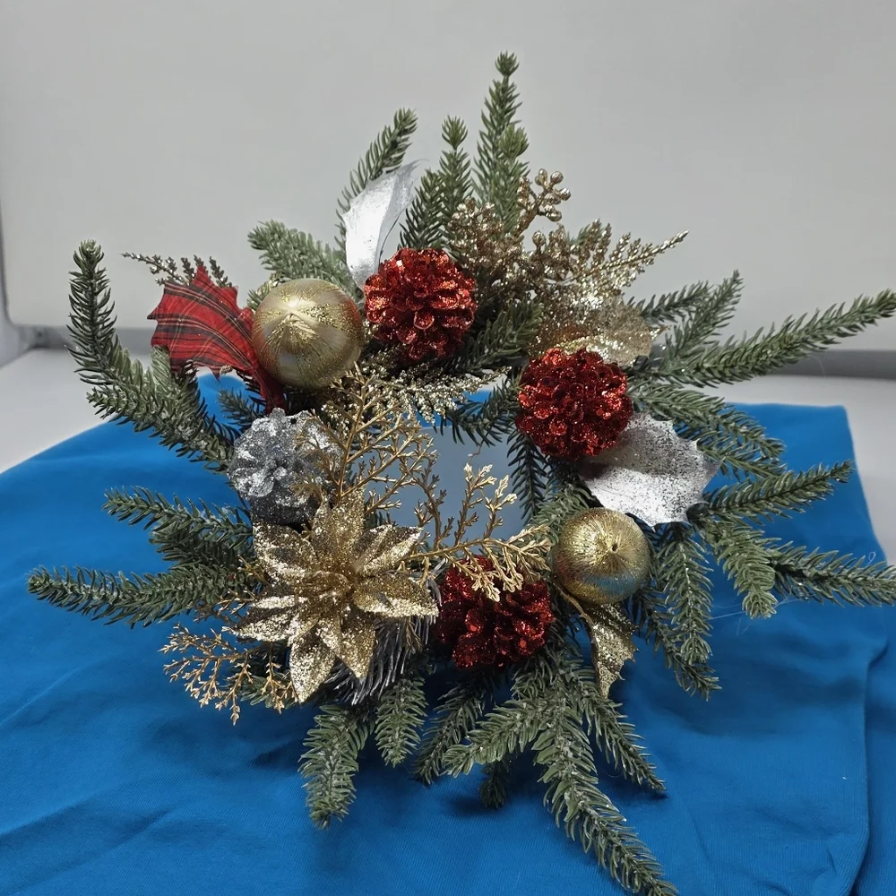 Hand Made Wreath/candle Holder